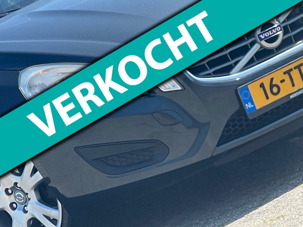 Volvo V60 1.6 T3 Kinetic- Savile Grey Metallic - NAV - Cruis, Auto's, Voorwielaandrijving, Gebruikt, Zwart, 4 cilinders