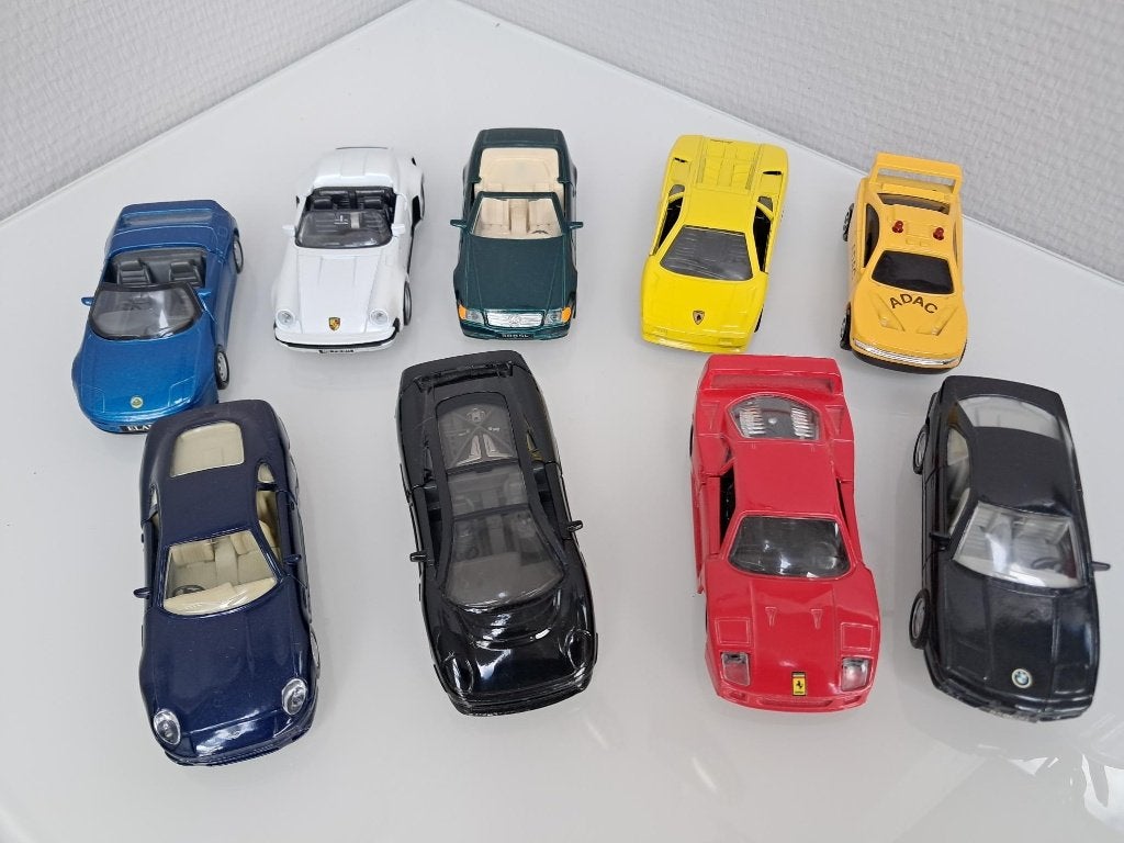 9x Collezione Shell modelauto's, Ophalen of Verzenden, Zo goed als nieuw, Auto, Overige merken