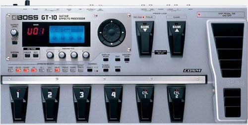 Boss GT 10 eff pedal ., Ophalen of Verzenden, Zo goed als nieuw