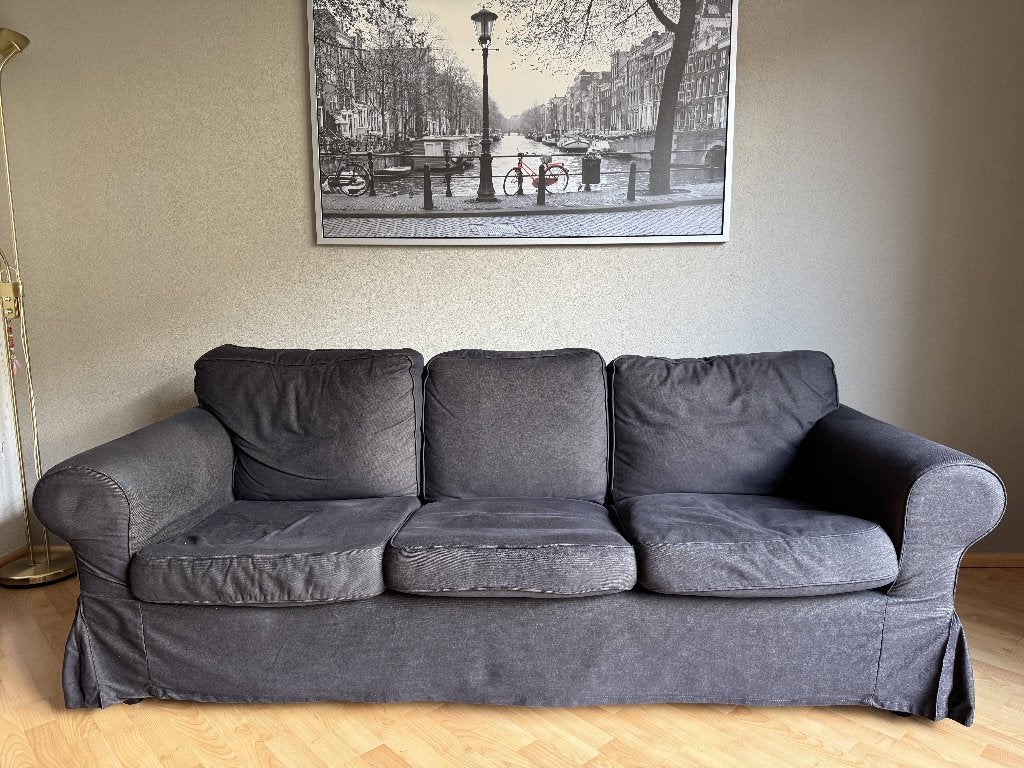IKEA EKTORP 3-zitsbank, Ophalen, Gebruikt, Tijdsloos, Driepersoons