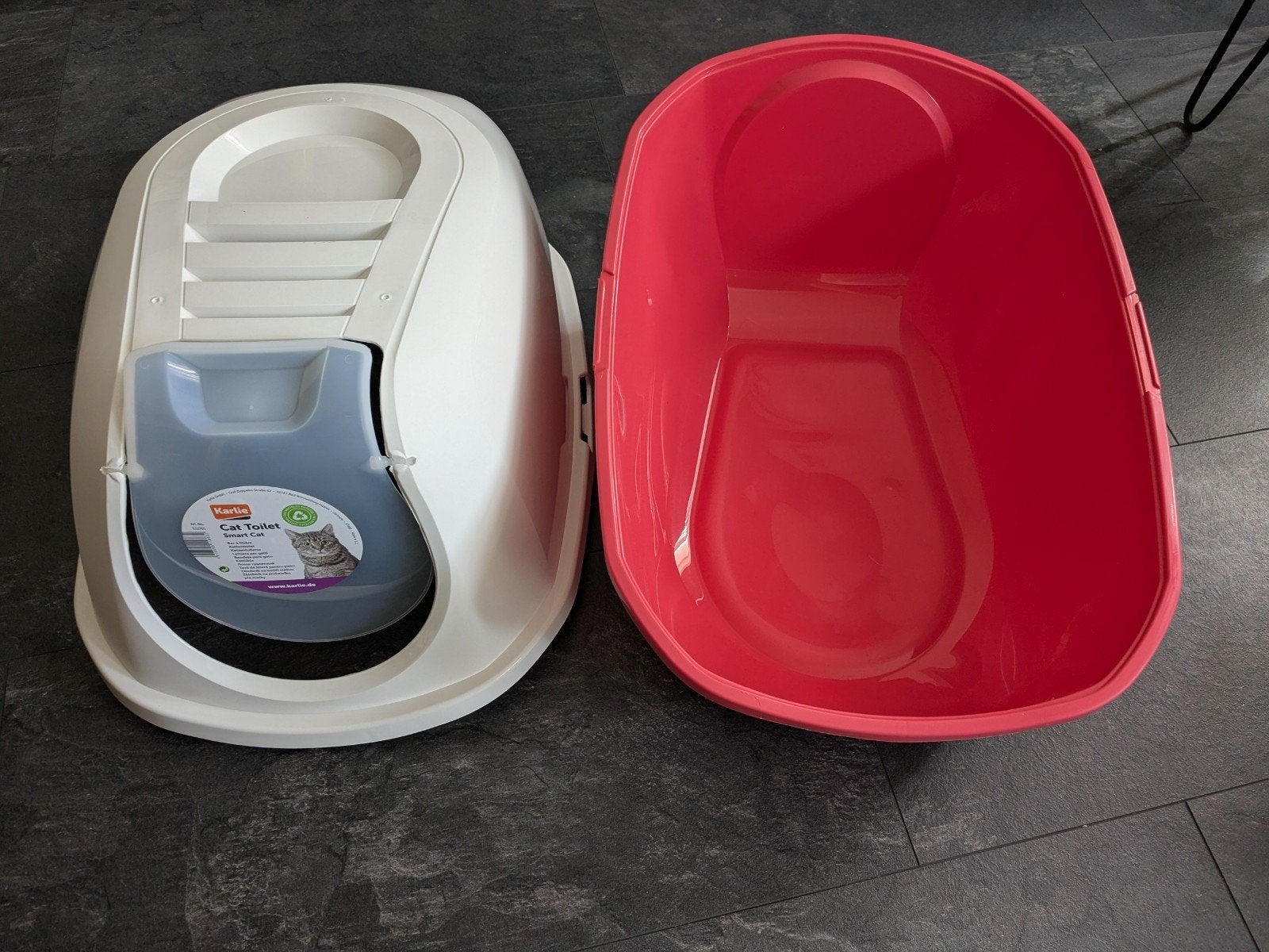 Zo gloednieuw! Karlie Kattenbak Smartcat Kora (koraal/Wit), Ophalen, Nieuw