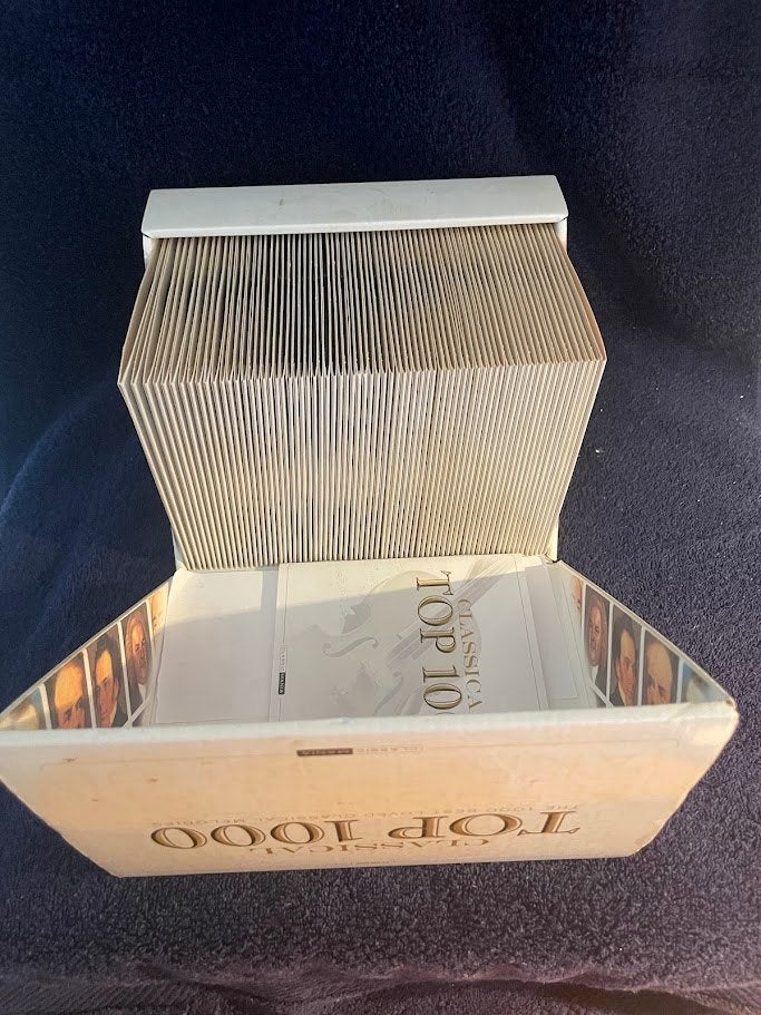 75 CD Box Classical Top 1000., Gebruikt, Ophalen of Verzenden, Romantiek, Inclusief doosje