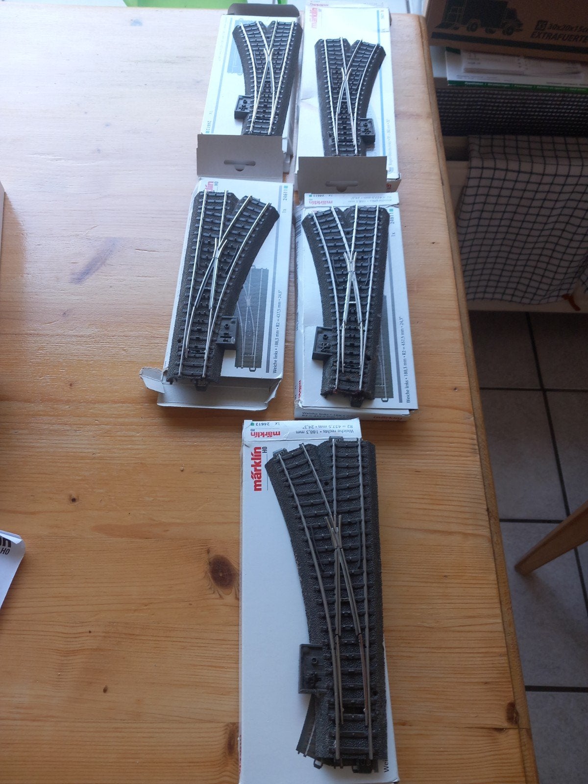 Marklin c rails wissels knutsel, Wisselstroom, Gebruikt, Rails, Ophalen of Verzenden