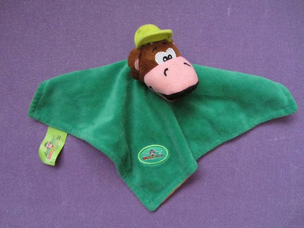 MONKEY TOWN Knuffeldoekje AAP OEHLIE **Nieuw**, Nieuw, Ophalen of Verzenden, Met label, Meerkleurig