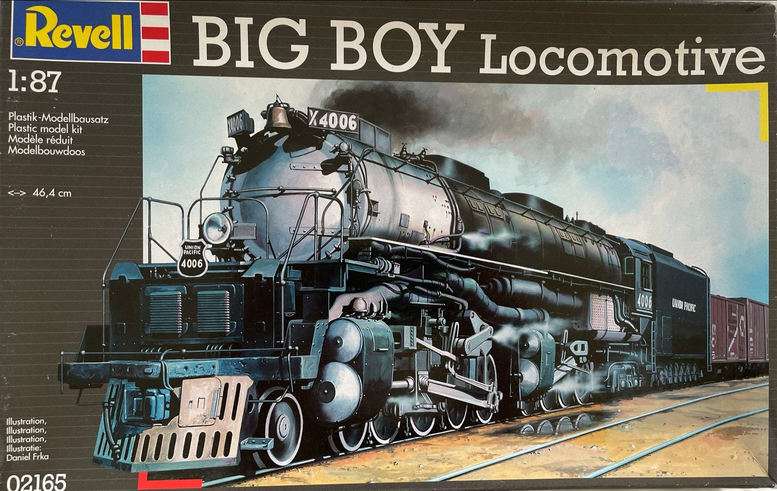 Revell BIG BOY Locomotief 1:87 Modelbouwdoos, Overige merken, Locomotief, Gelijkstroom of Wisselstroom, Nieuw