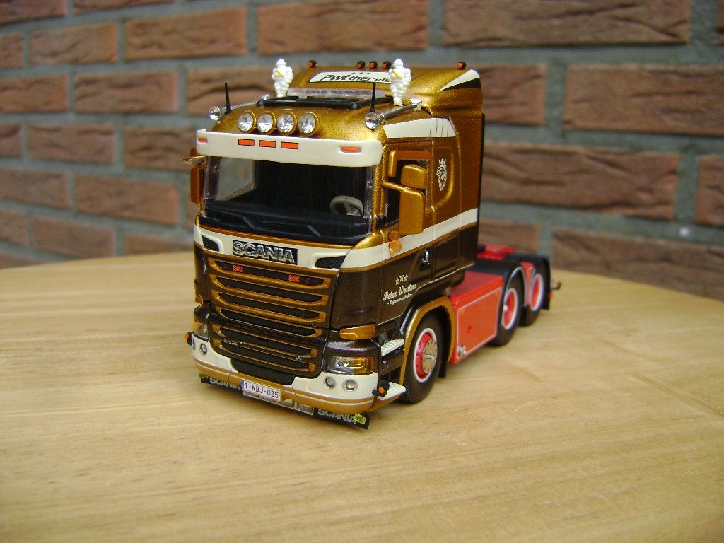 Tekno Scania R520 Sleeper Peter Wouters, Hobby en Vrije tijd, Ophalen of Verzenden, Zo goed als nieuw, Bus of Vrachtwagen, Tekno