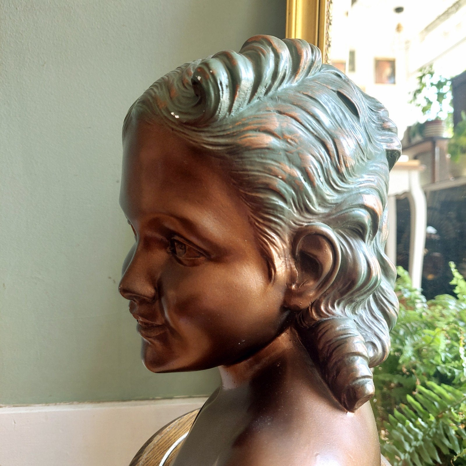 Lucky Vintage antieke Art Deco Buste "M. Toscana N607", Ophalen of Verzenden