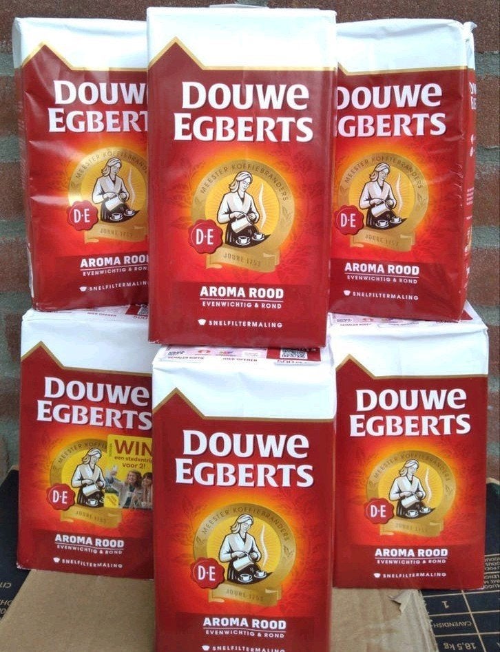 Douwe Egberts Rood pakket, Verzenden