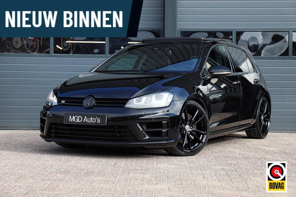 Volkswagen Golf 2.0 TSI R 4Motion Stage 2 |XENON|PANO-DAK|LE, Auto's, Automaat, Gebruikt, 4 cilinders, Zwart