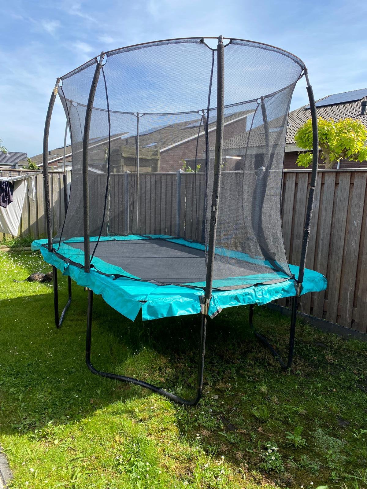 Salta trampoline met veiligheidsnet, Kinderen en Baby's, Speelgoed | Buiten | Trampolines, Ophalen, Gebruikt