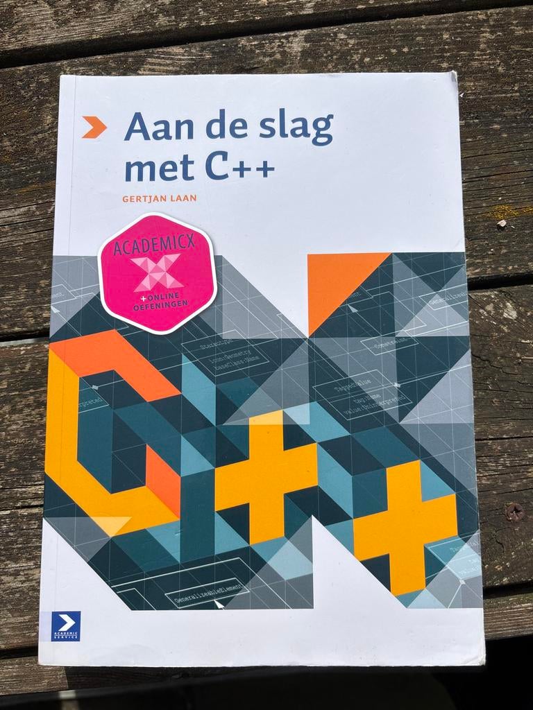 Aan de slag met C++ - Gertjan Laan (incl. online oefeningen), Ophalen of Verzenden, Zo goed als nieuw, Programmeertaal of Theorie