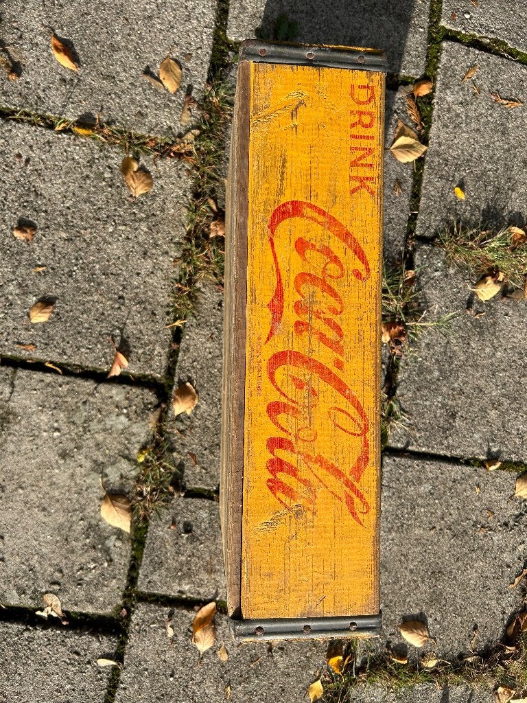 Coca cola krat vintage, Ophalen, Gebruikt, Gebruiksvoorwerp