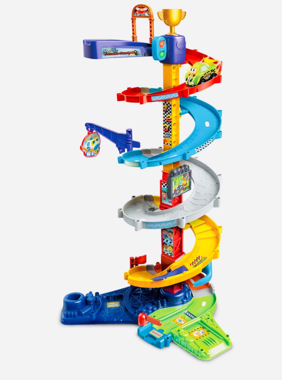 Vtech auto racebaan! Nu 20 euro vandaag ophalen! Zgan, Ophalen, Zo goed als nieuw, Elektrisch, Overige merken