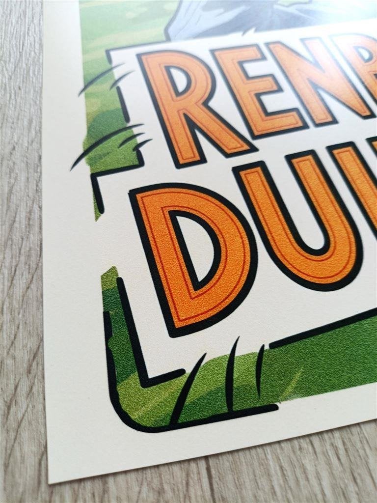 Renbaan DUINDIGT Rensport Paarden Affiche Poster, Antiek en Kunst, Verzenden