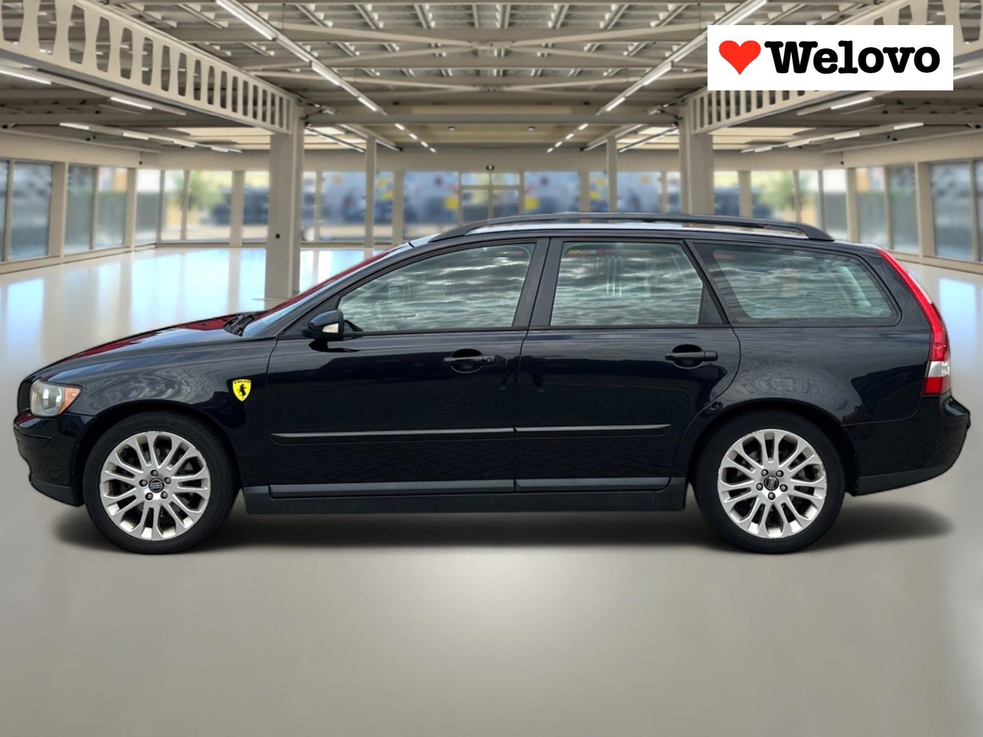 Volvo V50 2.4 Edition II Trekhaak, Fijne 5 cilinder, garanti, Stof, Gebruikt, Zwart, 700 kg
