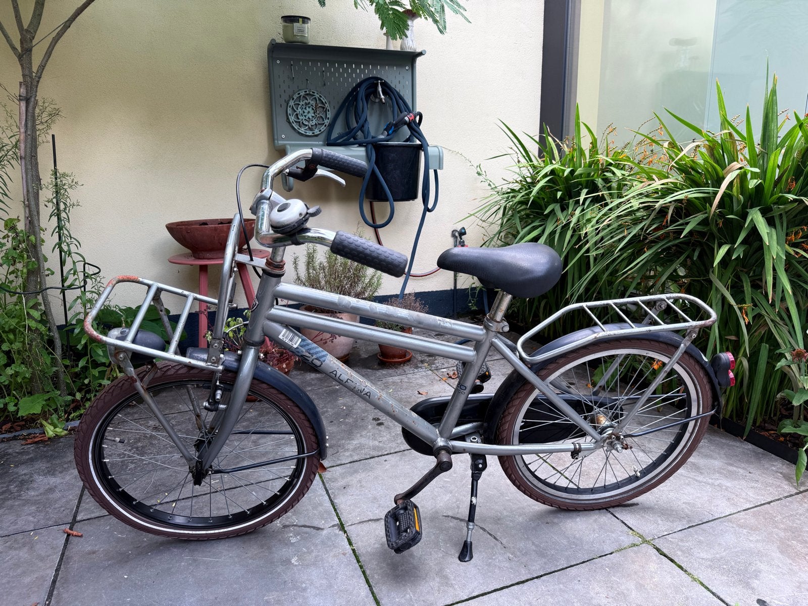 Alpina Cargo 20 inch kinderfiets, Fietsen en Brommers, Fietsen | Kinderfietsjes, Ophalen, Gebruikt, Terugtraprem, 20 inch of meer