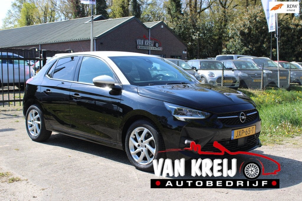 Opel CORSA 1.2 GS Line Automaat, Carplay, Stoelverw. Clima,, Auto's, Gebruikt, Euro 6, 3 cilinders, 5 stoelen