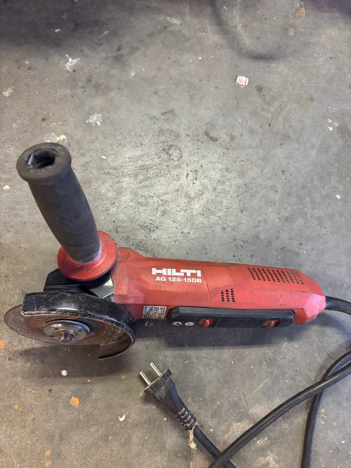 Hilti Slijptol AG 125-15DB - Krachtige Haakse Slijpmachine, Ophalen, Gebruikt, 1000 watt of meer, Haakse handslijpmachine