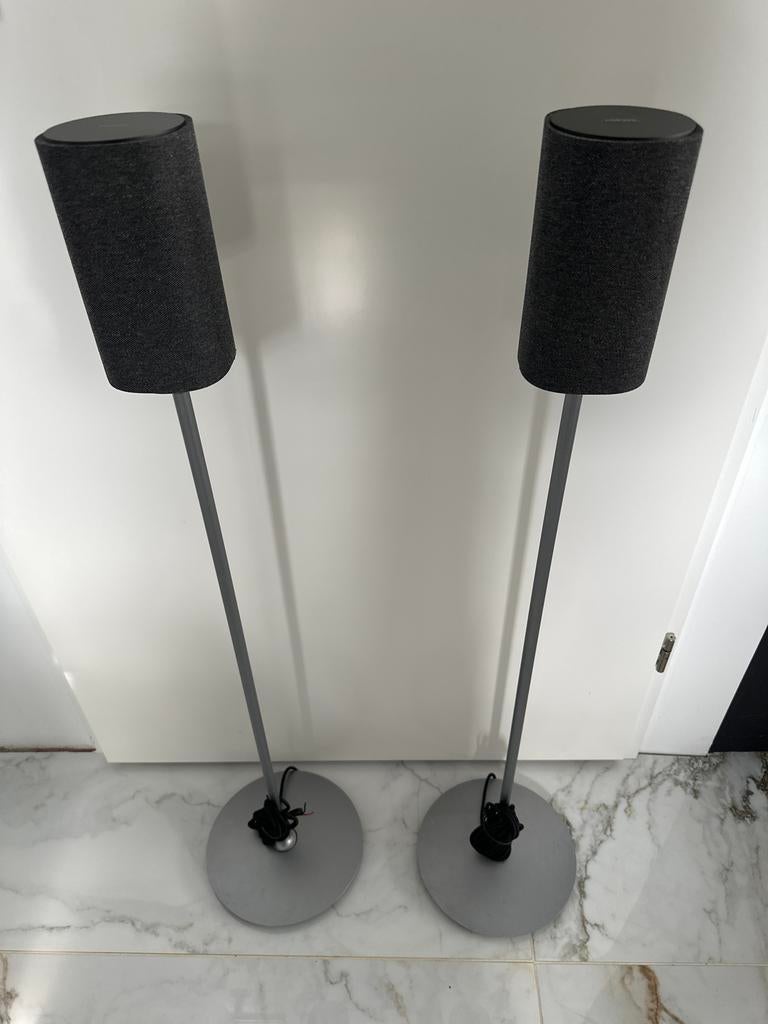 Loewe Klang 1 speakers inclusief Loewe Floorstands, Audio, Tv en Foto, Luidsprekers, Zo goed als nieuw, Minder dan 60 watt, Front, Rear of Stereo speakers