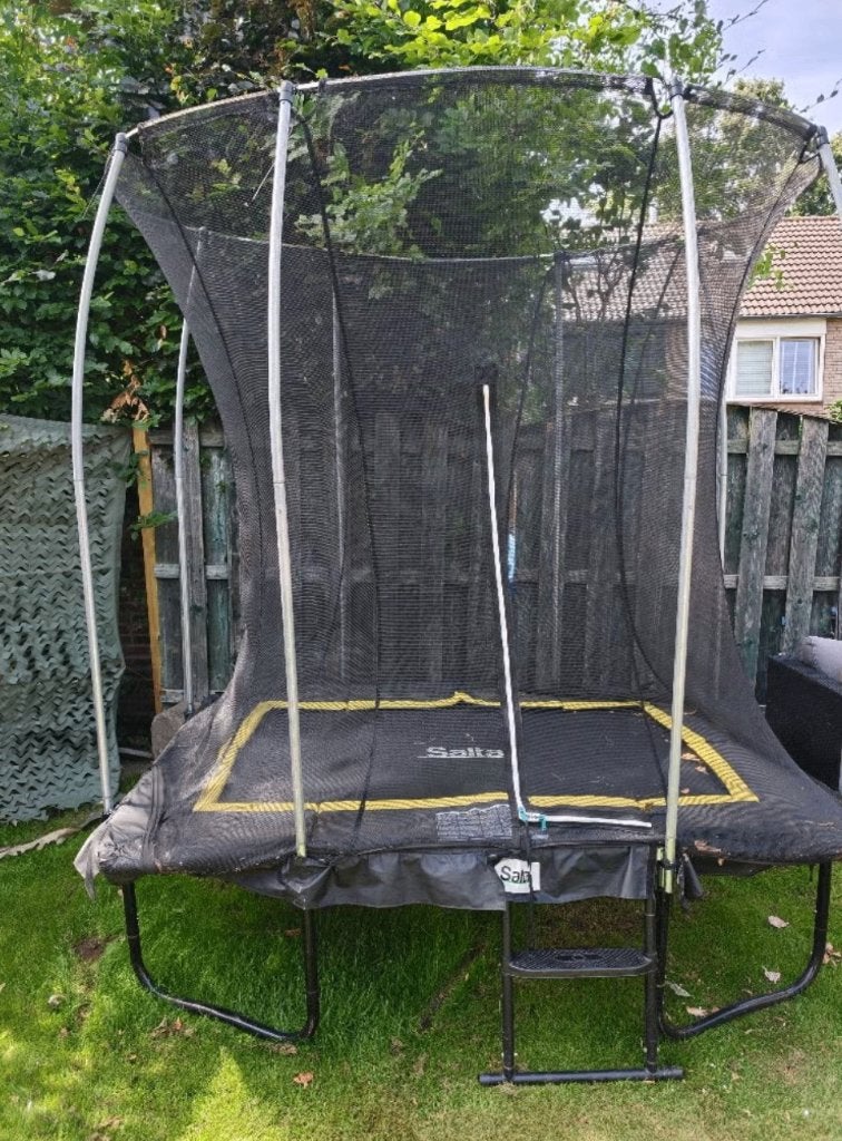 Bieden trampoline, Ophalen, Gebruikt