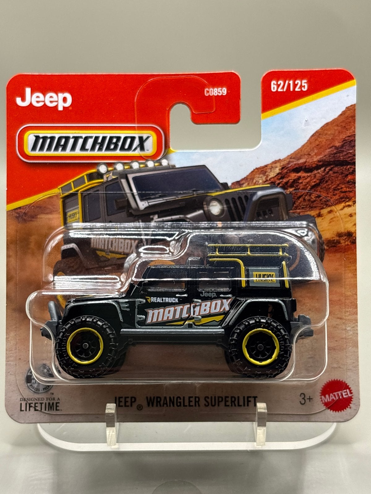 Matchbox Jeep Wrangler Superlift - Nieuw in verpakking, Auto, Nieuw, Ophalen of Verzenden, Mattel