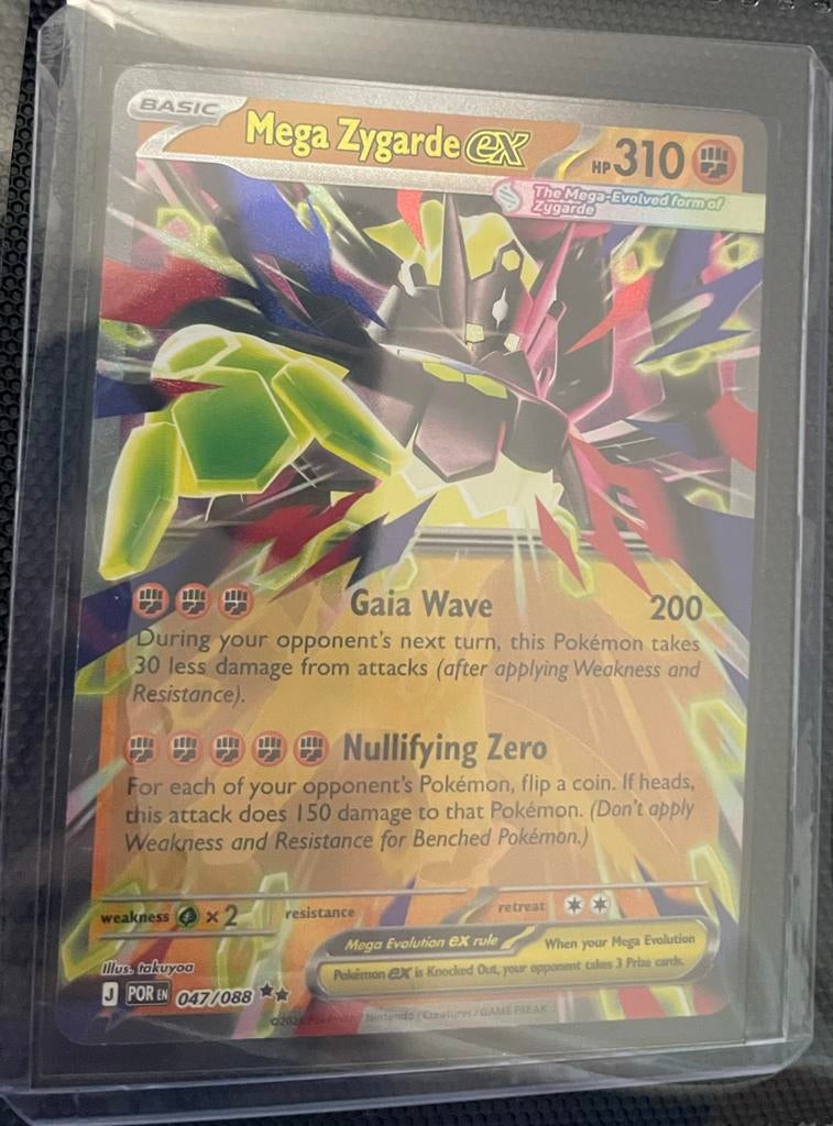 Mega Zygarde EX & Mega Starmie EX Pokémon kaarten, Ophalen of Verzenden, Zo goed als nieuw, Meerdere kaarten