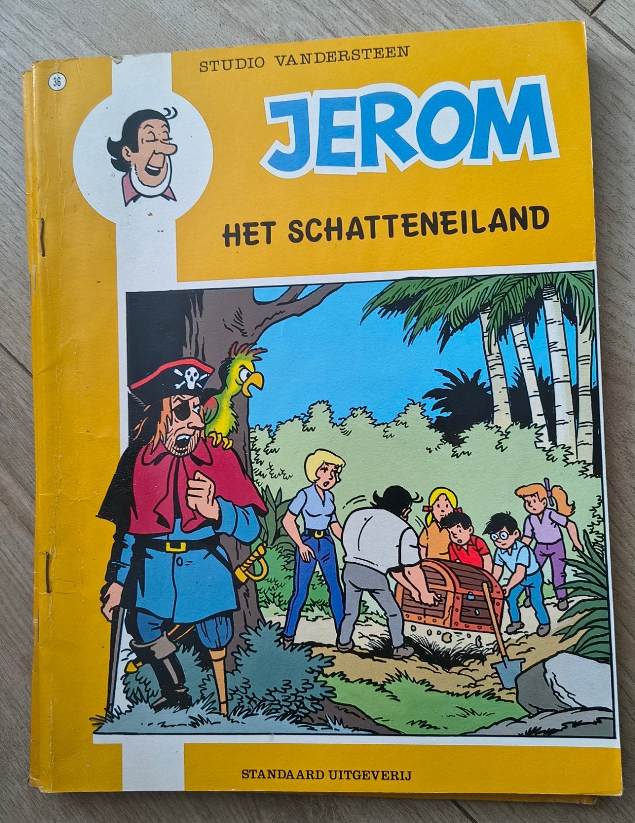 Jerom - Het Schatteiland (1991) - Studio Vandersteen, Eén stripboek, Ophalen of Verzenden, Gelezen