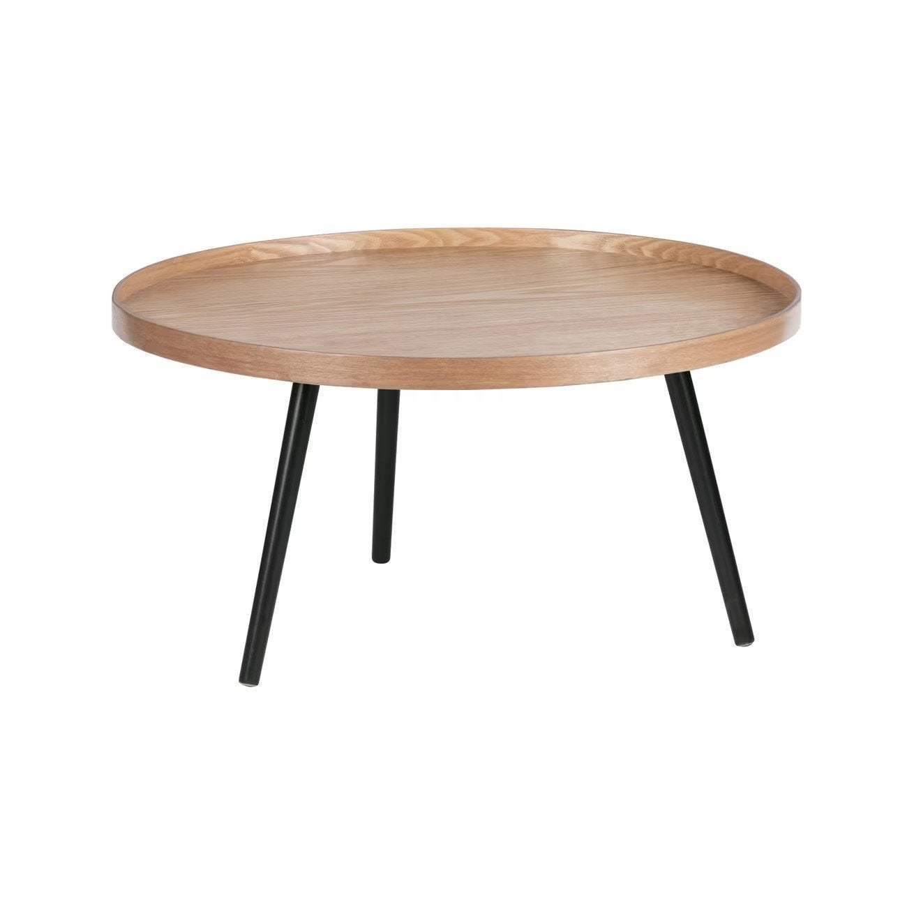 Woood salontafel rond 78, Ophalen, Zo goed als nieuw, Rond, Overige houtsoorten