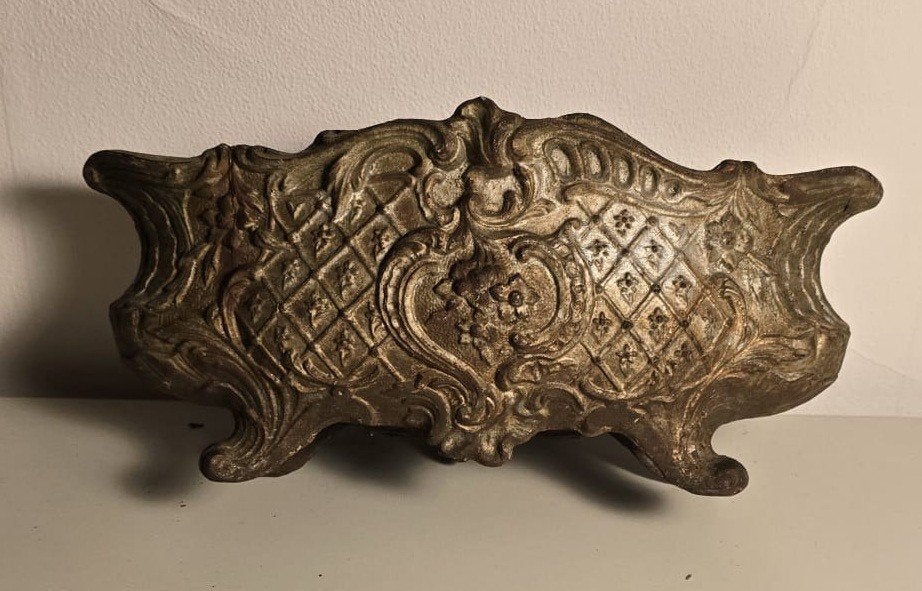 Antieke Franse jardinière ( bloembak ) nummer 1, Ophalen, Gebruikt, Minder dan 30 cm, Minder dan 60 cm