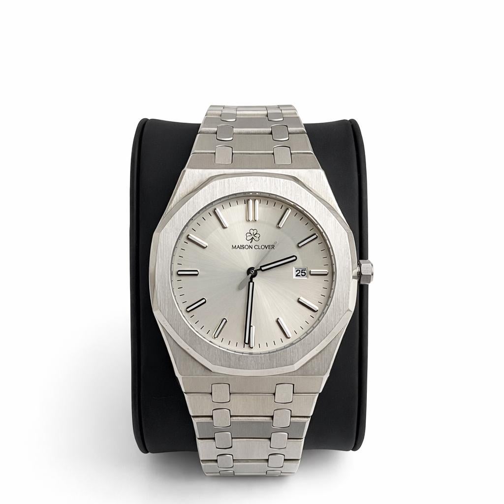 First Leaf Edition-Pure Leaf, horloge, Ophalen of Verzenden, Zilver, Overige merken, 1960 of later