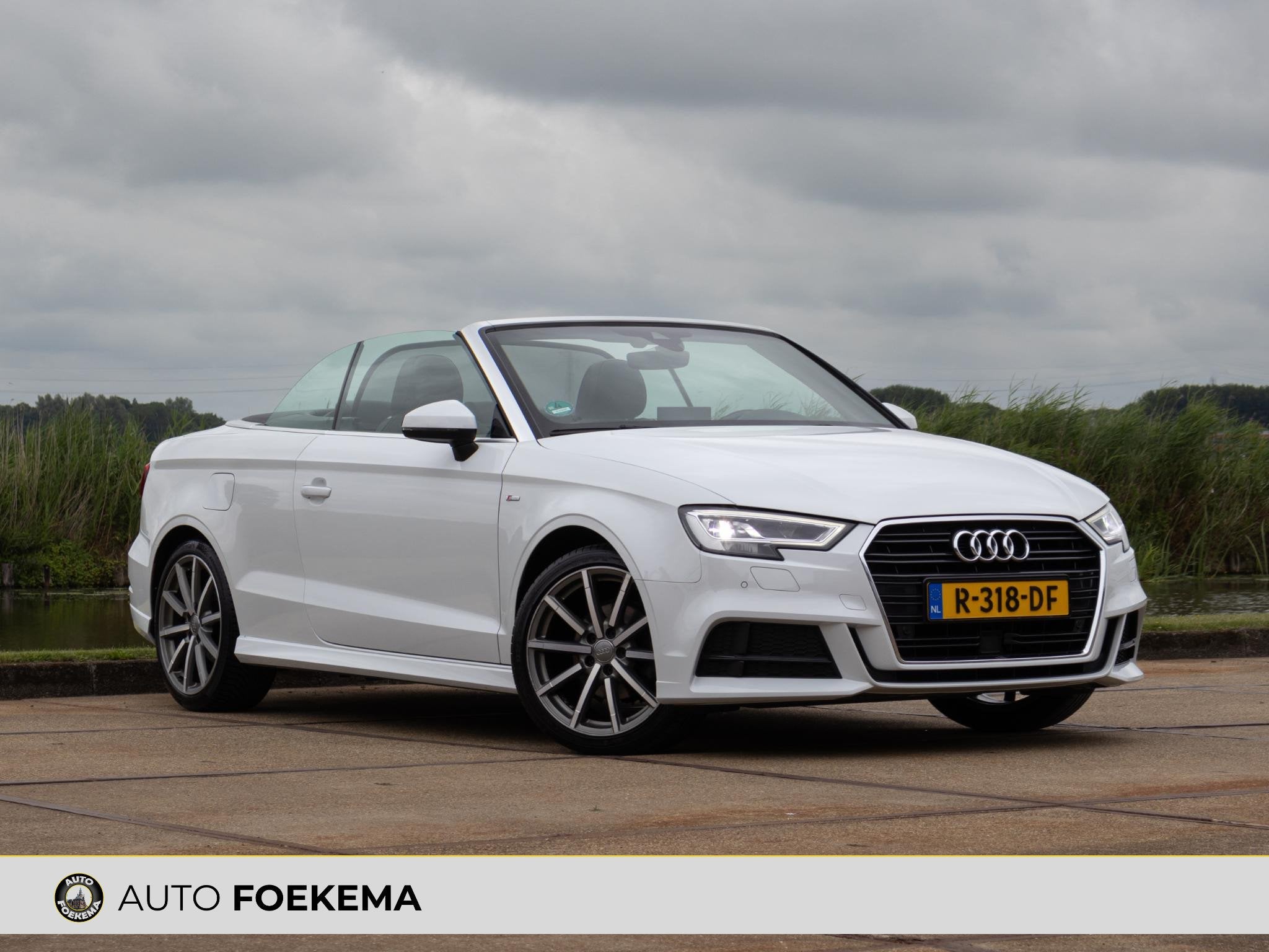 Audi A3 Cabriolet 1.5 TFSI CoD Sport S Line Edition Virtual, Auto's, Audi, 730 kg, Gebruikt, 4 stoelen, Wit