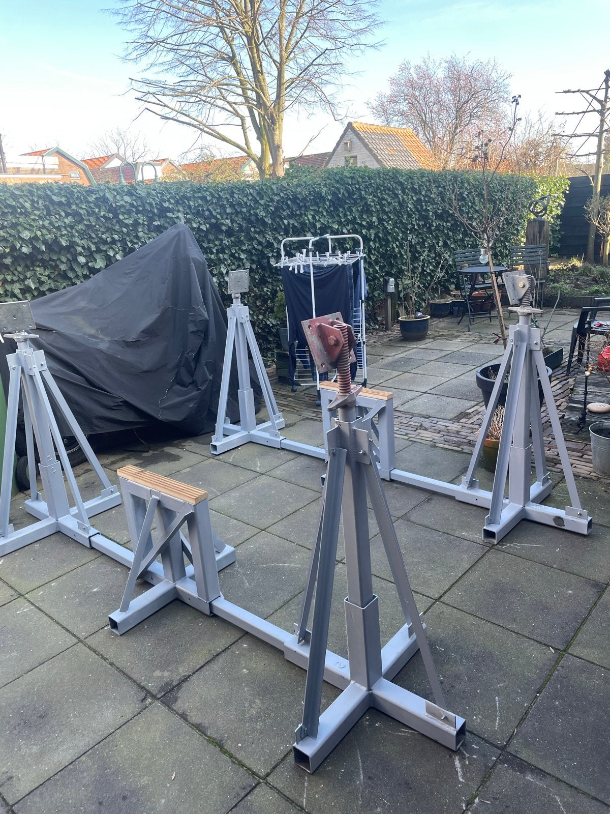 Bootsteunen / Bokken voor bootstalling compleet demontabel.!, Ophalen, Gebruikt, Overige typen