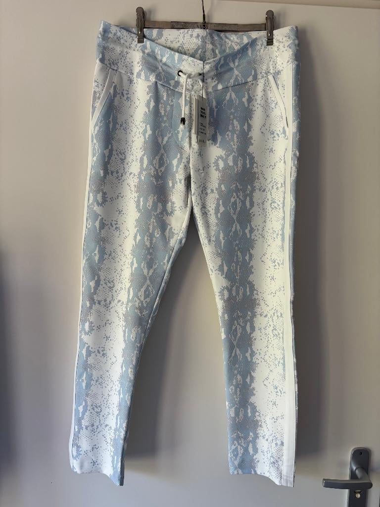 Nieuwe broek maat 42 van het merk Zizo in wit met lichtblauw, Zizo, Wit, Maat 42/44 (L), Nieuw