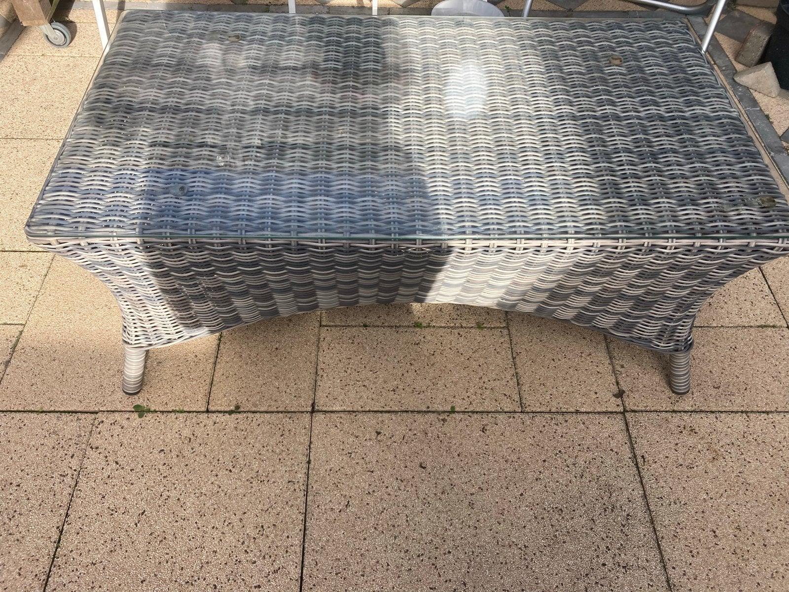 Taste by 4 Seasons salontafel 110x60 cm, Ophalen, Gebruikt, Rechthoekig, Wicker