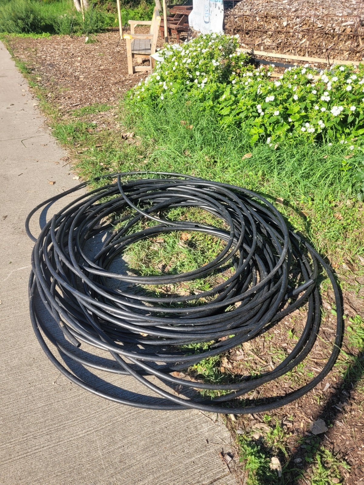 Kunststof buizen gratis, Tuin en Terras, Ophalen, Gebruikt, Tuinslang