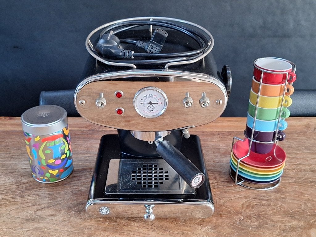 Illy Francis Francis! X1 Espresso-machine espressoapparaat, Gebruikt, Espresso apparaat, Ophalen of Verzenden, Gemalen koffie