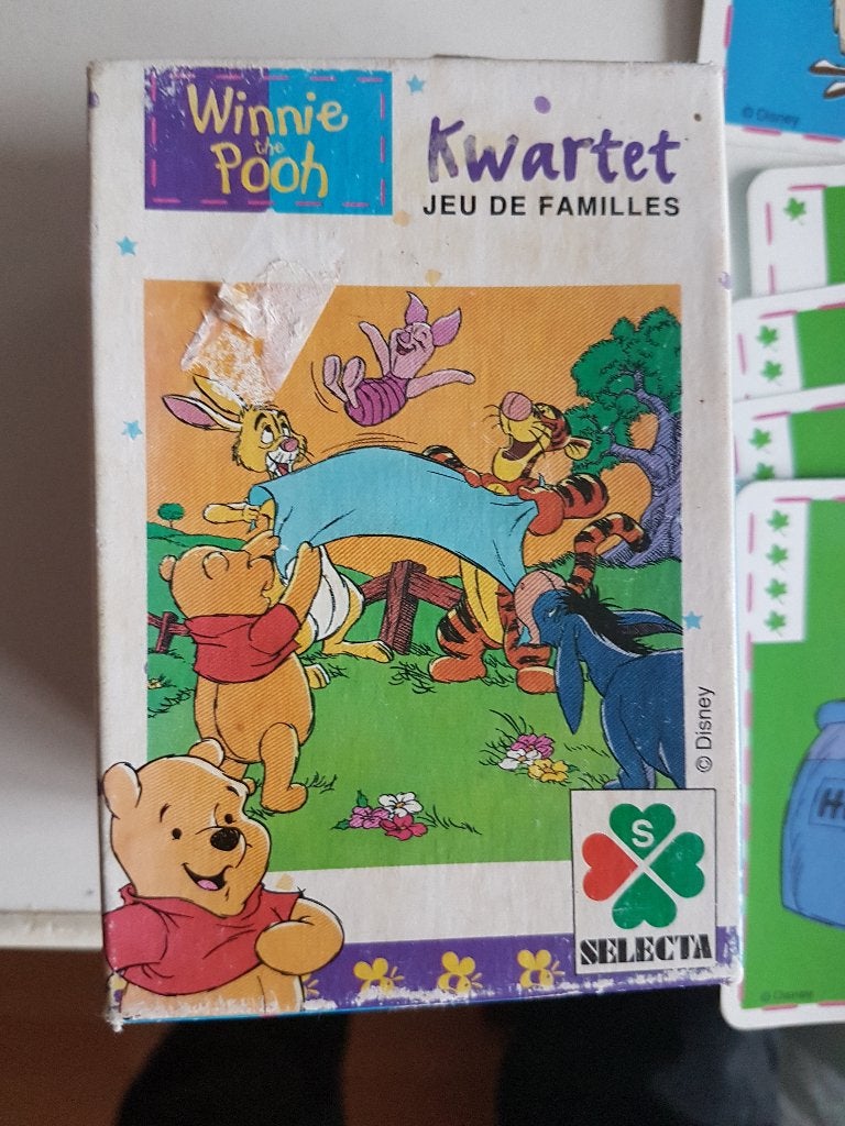 Selecta Winnie the Pooh kwartet, gebruikt, Ophalen of Verzenden, Winnie de Poeh of vrienden, Gebruikt
