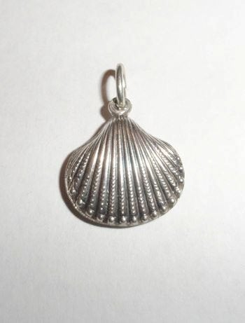 Hanger Schelp Zilver Strand zee, Overige voorstellingen, Verzenden, Nieuw, Zilver