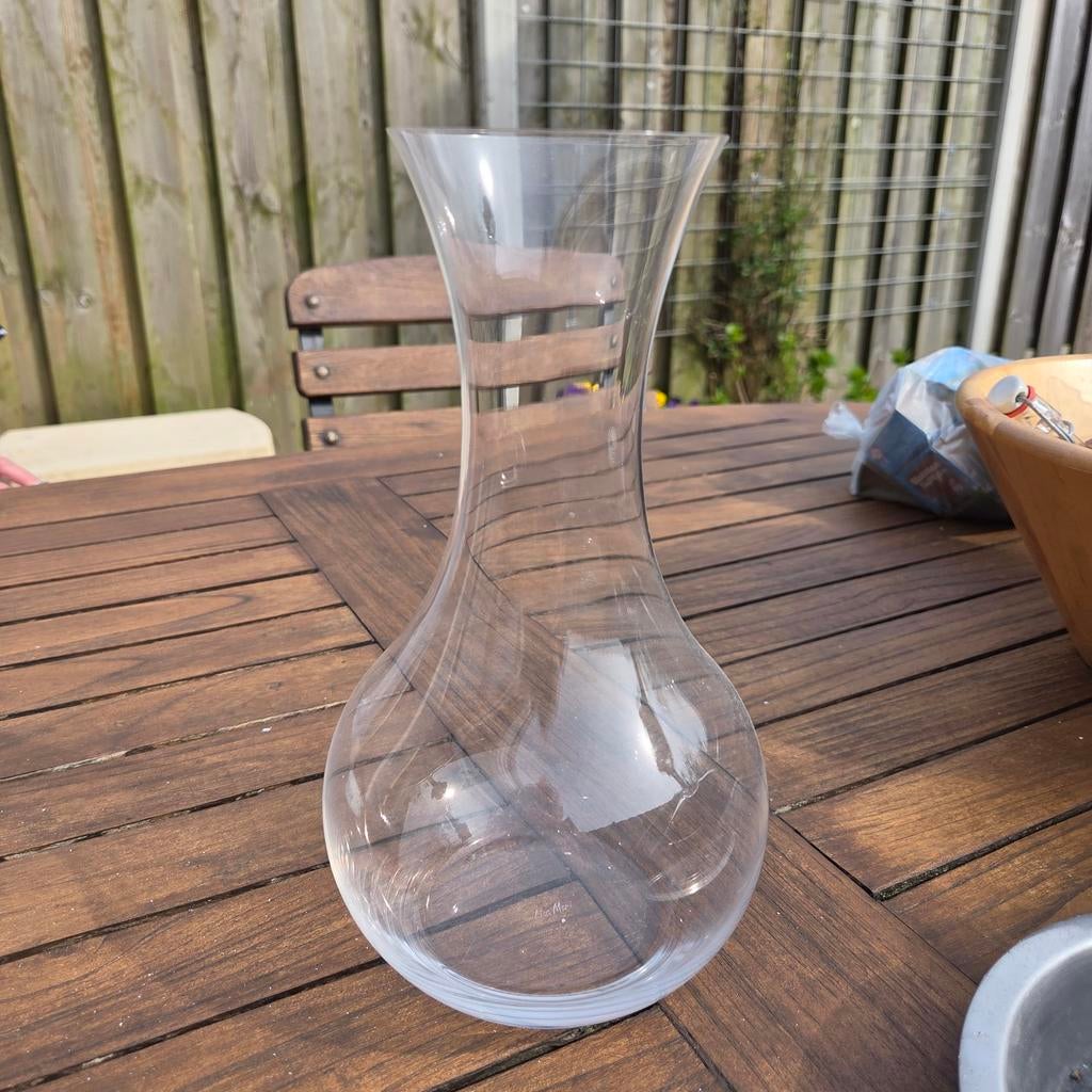 Lisa Mori Decanteerkan - Elegante Glazen Karaf, Antiek en Kunst, Antiek | Glas en Kristal, Ophalen