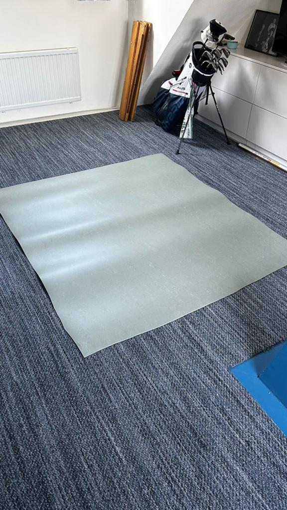 Marmoleum concrete pine forest, Huis en Inrichting, Stoffering | Vloerbedekking, Zo goed als nieuw, Parket, minder dan 10 m², Ophalen