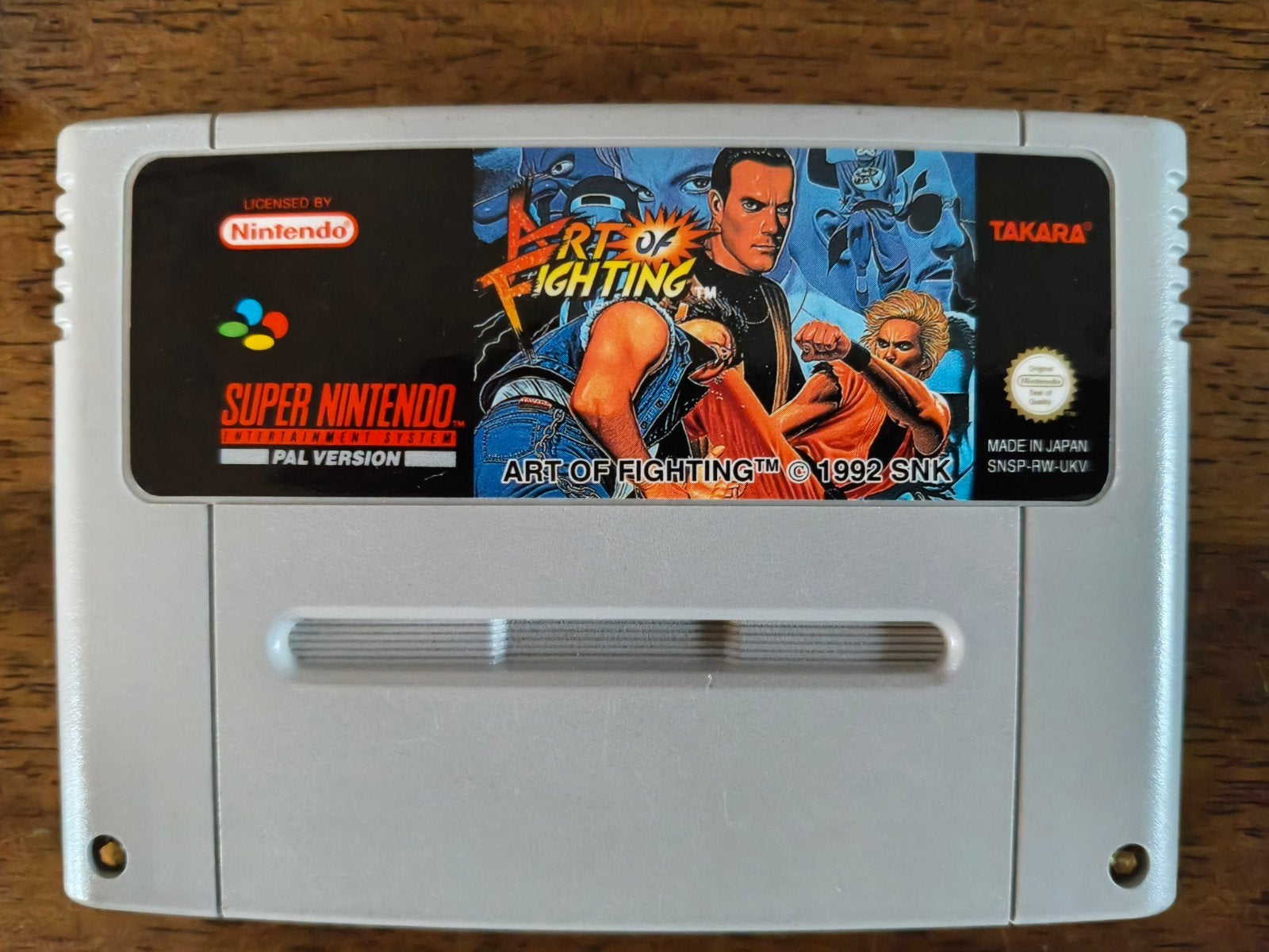 Art of Fighting - Super Nintendo SNES PAL Versie, 2 spelers, Ophalen of Verzenden, Vechten, Vanaf 3 jaar