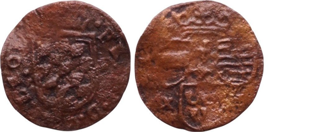 Gigot 1612 tot 1637, Luik, Ferdinand van Beieren, Ophalen of Verzenden, Metaal, Losse munt