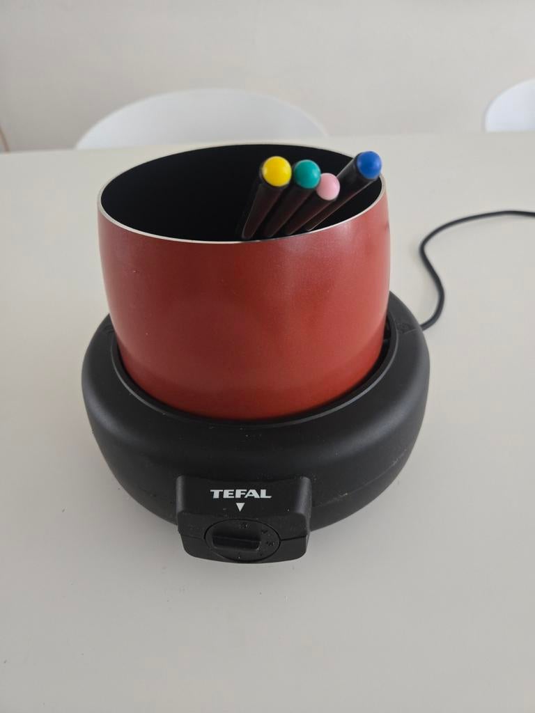 Vintage Tefal Fondue set - Elektrisch & Compleet, Ophalen of Verzenden, Gebruikt, Elektrisch, Fondueset