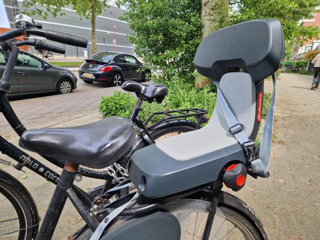 Kinderstoeltje fiets achterop, Fietsen en Brommers, Fietsaccessoires | Fietsstoeltjes, Ophalen of Verzenden, Zo goed als nieuw