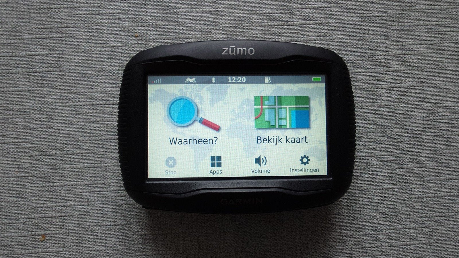 Garmin Zumo 345 LM motor navigatie, Ophalen of Verzenden, Gebruikt