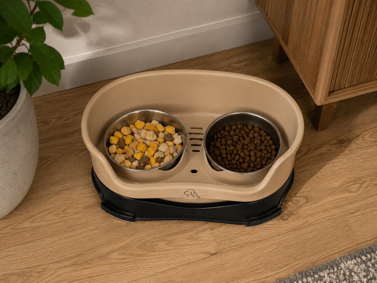 Pawluxe Verhoogde Hondenvoerbak – Comfortabel Eten & Drinken, Ophalen of Verzenden, Anti-knoei, Nieuw