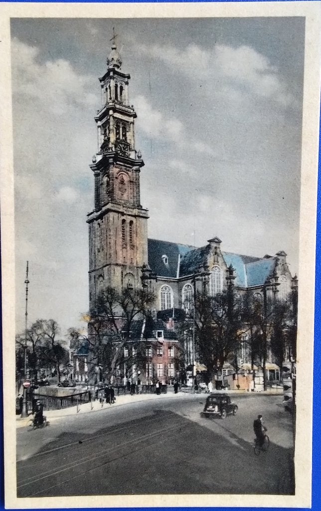 Amsterdam, Westertoren. Klf, Verzenden, 1940 tot 1960, Ongelopen, Noord-Holland