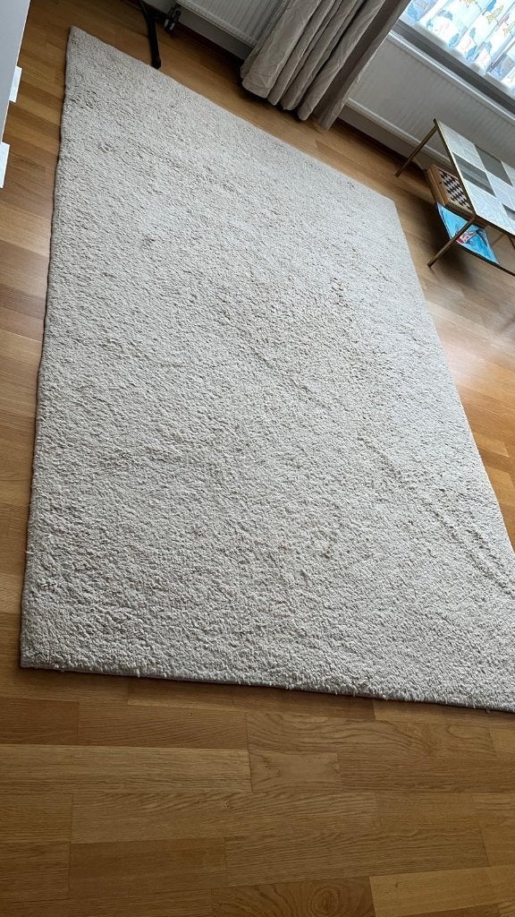 Living room rug, Ophalen, Crème, Gebruikt, 200 cm of meer