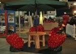 Aardbeientafel 71 cm - aardbeientafel, Verzamelen, Merken en Reclamevoorwerpen, Ophalen, Reclamebord, HorecaBeelden, Nieuw