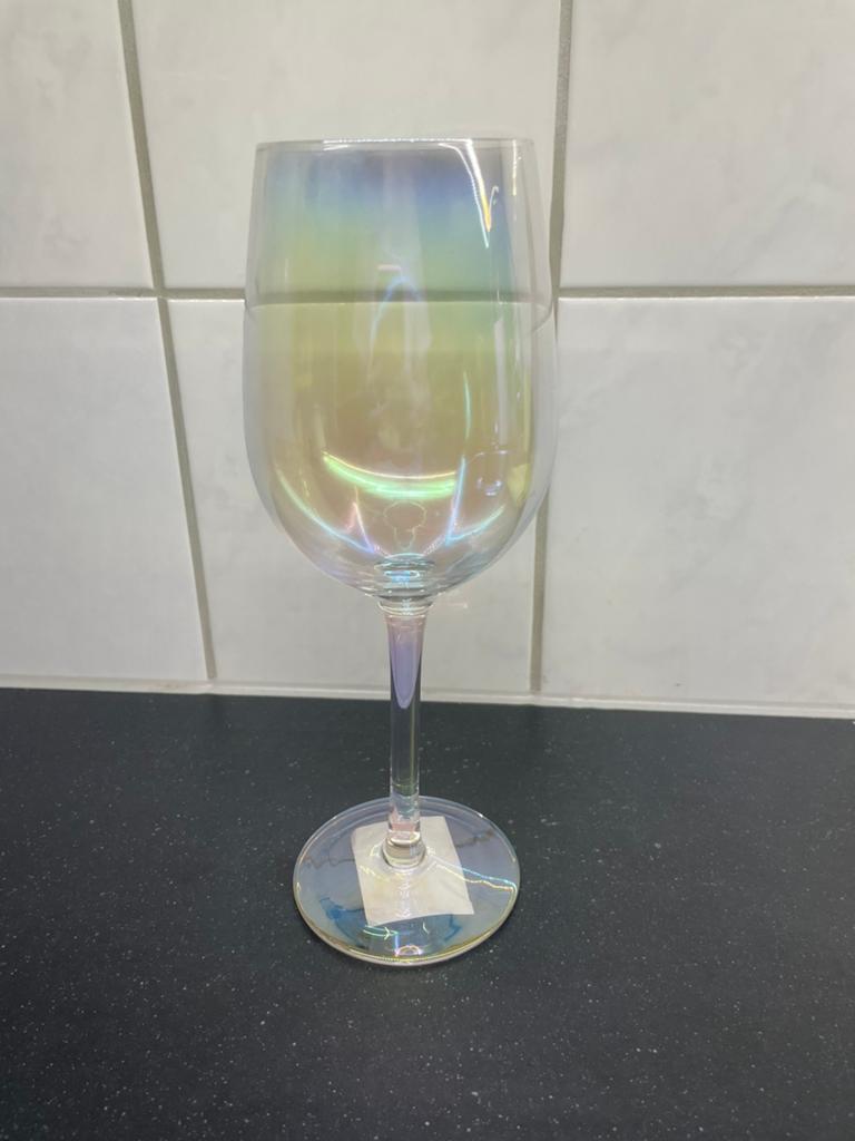 Nieuw wijnglas, Ophalen of Verzenden, Zo goed als nieuw